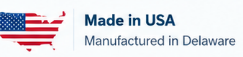 Made in USA, manufactured in Delaware